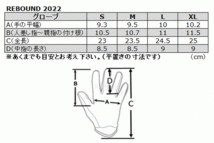 Sサイズ MXグローブ THOR 22/23 REBOUND カモ/ブラック モトクロス 正規輸入品 WESTWOODMX_画像3