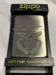 1990年　アメリカンイーグル　筆記体ロゴ　ZIPPO　USED美品