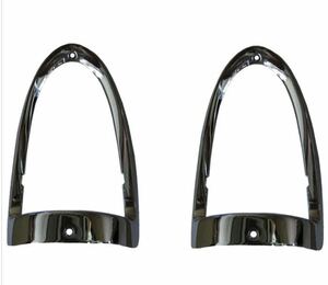 1955 Chevrolet Belair chrome tail lamp bezel left right set new goods. bell air tail light bezel bell air tail bezel 