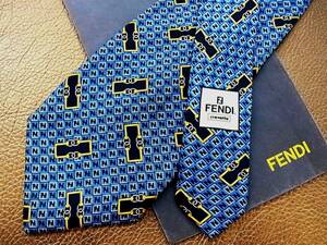 N4960* superior article Fendi [ total FF Logo ] necktie *