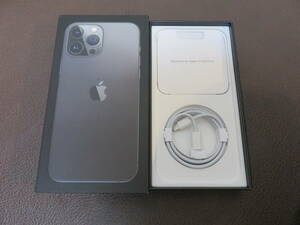 Apple iPhone13ProMax用 外箱＋未使用純正付属品（ケーブル・説明書のみ） 管051