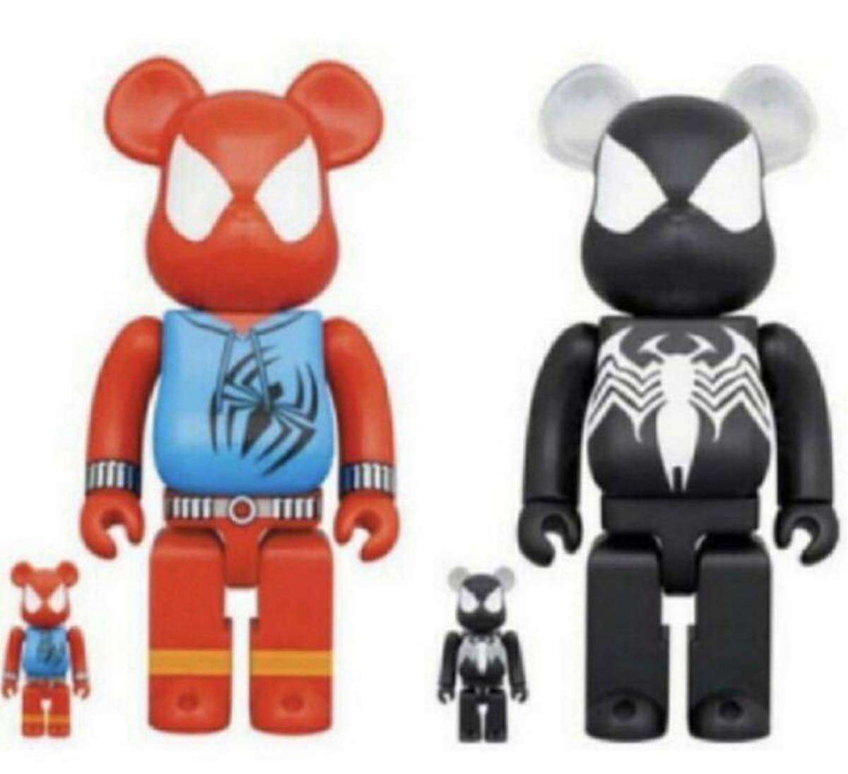 新品】BE@RBRICK SCARLET SPIDER 100%&400% ベアブリック スカーレット
