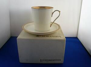 陶磁器）85歳終活断捨離特価　香蘭社の１客カップ箱入り　個人使用用のコーヒーカップです　箱入り未使用品