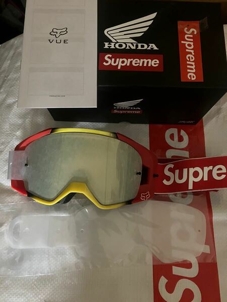 完品★Supreme Honda Fox Racing Vue Goggles★シュプリーム ゴーグル　スノーボード