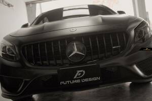 【FUTURE DESIGN】BENZ メルセデス・ベンツ S-Class C217 R217 クーペ用 AMG パナメリカーナ グリル GTグリル ブラック仕様 スポーツ