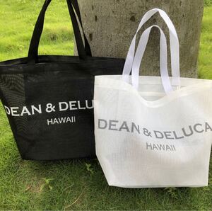 DEAN&DELUCA HAWAII ディーン&デルーカ メッシュ ブラック トートバッグ ディーンアンドデルーカ エコバッグ