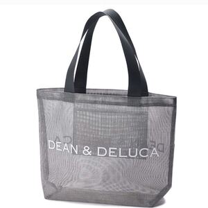 DEAN&DELUCA ディーン&デルーカ メッシュトートバッグ グレー L トートバッグ ディーンアンドデルーカ