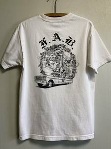 MEXICO製 USA生地 ローライダー LOWRIDER チカーノ Tシャツ ドラゴン インパラ メキシカン オールドスクール