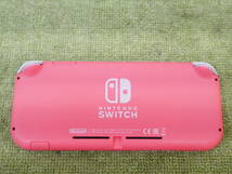 (Z09-73) 中古品 Nintendo Switch Lite ニンテンドースイッチライト コーラル 動作OK 欠品有_画像5