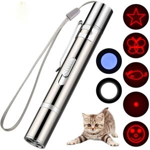 猫おもちゃ 充電式 USB 運動不足解消 おもちゃ レーザーポインター LED ライト 猫じゃらし ネコ 玩具 ストレス解消