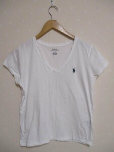 ★　POLO　ラルフローレン　★　半袖　Tシャツ　M　オフホワイト（20529）メンズ