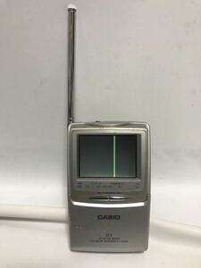 CASIO カシオ EV-550SR アナログ ポータブルテレビ ポケットテレビ 通電確認 ジャンク 1192j0900