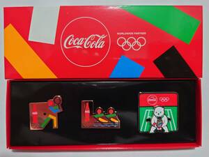 【非売品】東京オリンピック2020 コカ・コーラ オリジナル ペアピンズ（テニス＋ボート＋SPB（テニス））