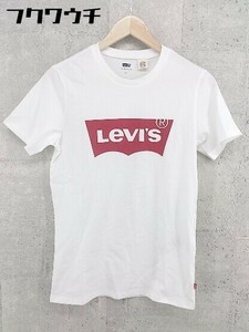 ◇ Levi's リーバイス ロゴ 半袖 Tシャツ カットソー サイズXS ホワイト メンズ