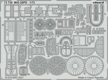 エデュアルド(73738) 1/72 ミコヤン MiG-25PD用エッチングパーツ(ICM用)_画像2