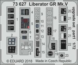 エデュアルド(73627) 1/72 リベレーターGR Mk.V upgrade set用エッチングパーツ(エデュアルド用)