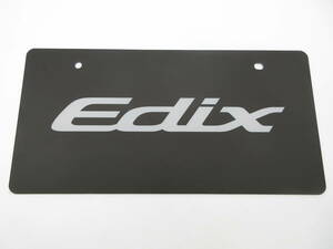 ホンダ　エディックス　Edix　後期　ディーラー 新車 展示用 非売品 ナンバープレート マスコットプレート