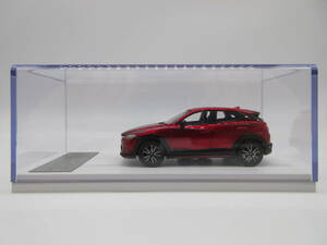 1/43 マツダ MAZDA ディーラー特注 CX-3 マツダスピード仕様 ミニカー　ソウルレッドプレミアムメタリック　成約記念品 カラーサンプル