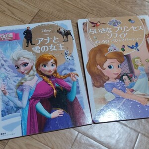 絵本2冊 アナと雪の女王 ちいさなプリンセスソフィア ディズニー絵本