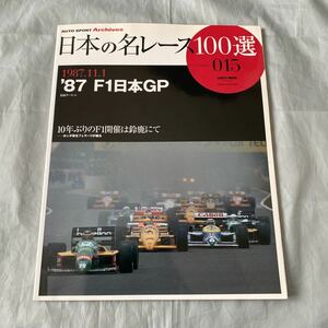 ■'87 Ｆ１日本GP■10年ぶりのF1開催は鈴鹿にて■日本の名レース100戦-15■ウィリアムズホンダ■Ａセナ