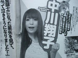 切り抜き★中川翔子★聖闘士星矢オメガ★つぼみ★インタビュー★プレイボーイ／2012年5月28日