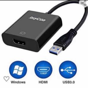 USB3.0 HDMI 変換アダプター HDMI 変換コネクター 1080P高解像度 画像音声同時に出力
