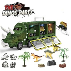 玩具　恐竜　トリケラトプス　バス