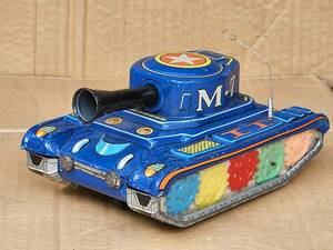 19 Showa Retro Asahi toy war car tin plate toy 