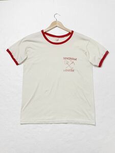 60s champion MINERS ランナータグ Tシャツ チャンピオン ランタグ ビンテージ 炭鉱 ゴールドラッシュ L /20s 30s 50s 501xx ジーンズ