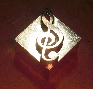 . seal * stamp brass made 15mm angle sound .01to sound symbol 