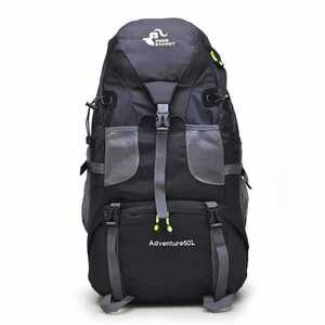 バックパック /多機能/ 登山リュック 50L/ 大容量/ 軽量/ 高通気性 /リュックサック / 防災/ブラック