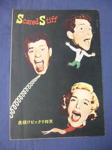 (134) 古い映画パンフレット「底抜けビックリ仰天」ディーンマーティン/ジェリールイス/リザベススコット　ジョージマーシャル監督　原節子