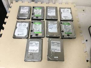 7510 ハードディスク 3.5インチ内蔵HDD 1TB 10台セットまとめ エラー故障 ジャンク品 全国送料無料