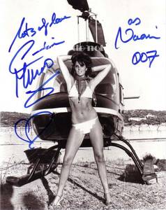 1977年 007 私を愛したスパイ Naomi 役 Caroline Munro キャロライン・マンロー サイン フォト