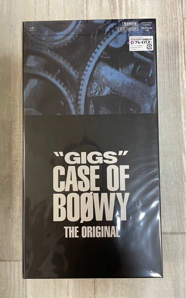 新品 未開封 GIGS CASE OF BOOWY THE ORIGINAL 完全限定スペシャルBOX 氷室京介 布袋寅泰 