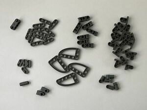 F396　LEGOバラパーツ　新濃灰　テクニック系　コネクタ・薄リフトアームなど　まとめて大量㎏