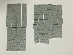 G76　LEGOバラパーツ　旧灰　ブロック系　2 x 2・2 x 10など　まとめて大量㎏