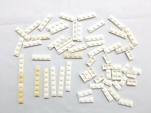 i-125　LEGOバラパーツ　白　プレート 1 x ～　約58個　まとめて大量㎏