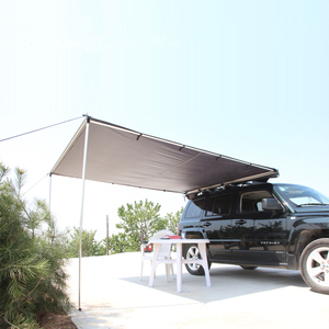 タープ テント 車用 カーサイドオーニング 　サンシェード キャンプ 車中泊 アウトドア 　カーサイドタープ　グレー