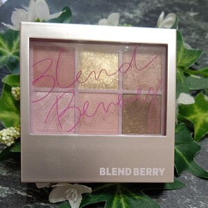 【未使用に近い】【BLEND BERRY】オーラクリエイシャン★アイカラー★アイシャドー★茶/ピンク/ゴールド★〃