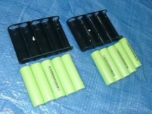 即決　未使用 18650 リチウムイオン充電池 工具 工作 自作用等に 充電池 3,7v 実測2500mAh １０本