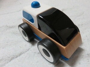 LILLABO リラブー 緊急車 組み立て フレーム木製 サイズ140-82-69㎜ 他の乗り物と組み合わせできます 知育玩具 未使用 1