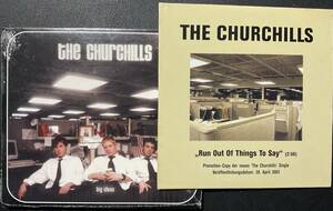 CD 新品 2枚セット THE CHURCHILLS big ideas ＋ ツアー告知用見本盤 非売品 業界用サンプル チャーチルズ