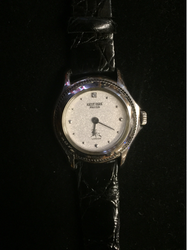 ASCOT PARK POLO CLUB アスコット パーク ポロクラブ ユニセックス 腕時計 SILVER 925中古品 シルバー【2920】K