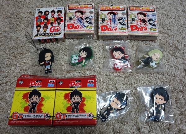 DAYS ラバーストラップ 6個セット みんなのくじ 一番くじ にいてんごむっ G賞 柄本つくし 風間陣 成神蹴治 水樹寿人 火村まゆみ 送料込