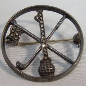 ヴィンテージブローチゴルフ1920年ポートベロー LA20