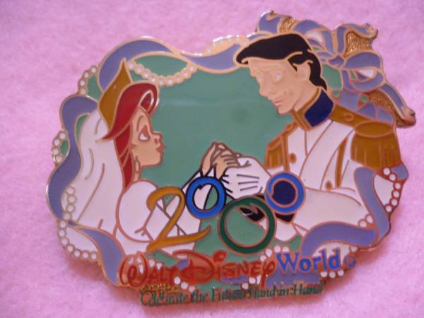 ディズニー リトルマーメイド プリンセス アリエル エリック ピン ピンバッジ リトルマーメイド ディズニー アリエル ファンタジーピン ピン