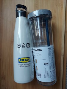 IKEA 水筒 インフュージョンボトル EFTERTRDA エフテルトレーダ UPPLADDA ウップラッダ イケア 魔法瓶