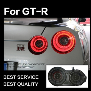 テールライト R35 GT-R テールランプ LED GTR クリア VR38DETT 日産 AOKEDING