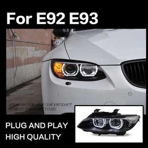 ヘッドLight BMW E92 E93 3 Series LED '06-'12 クリア AOKEDING